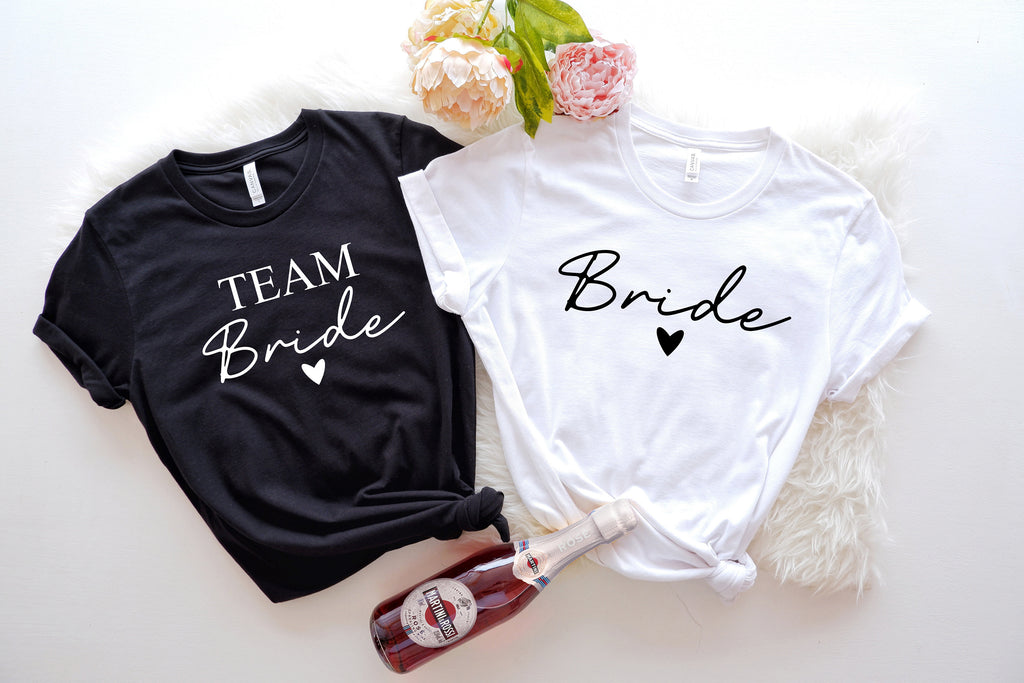 Bride & Team Bride Shirt: Bachelorette Party Tee