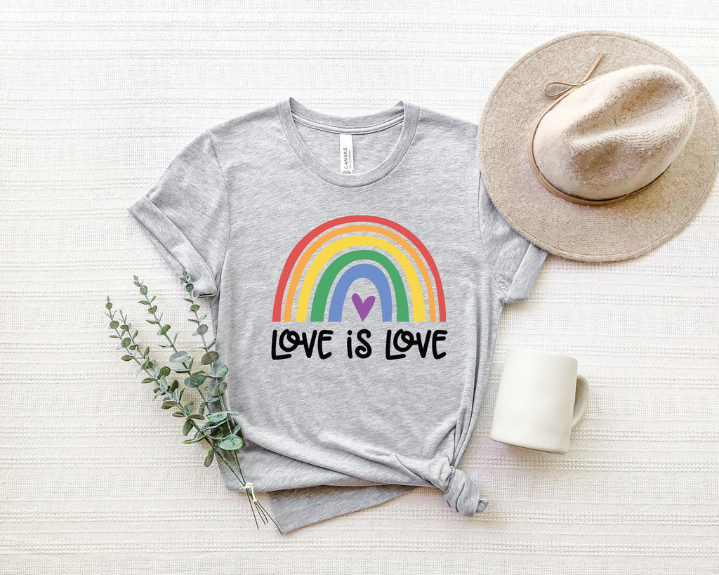 Love is Love Shirt: Pride LGBTQ Rainbow Tee