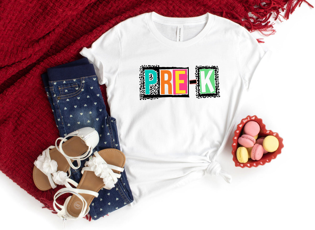 Hello Pre-K Teacher Shirt: Teach Love Inspire Tee
