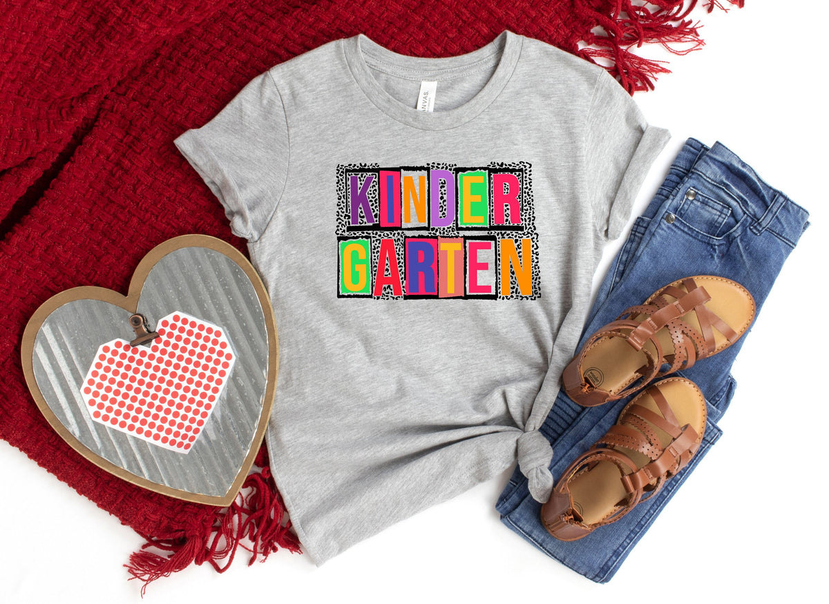 Hello Kindergarten Shirt: Teacher Appreciation Tee