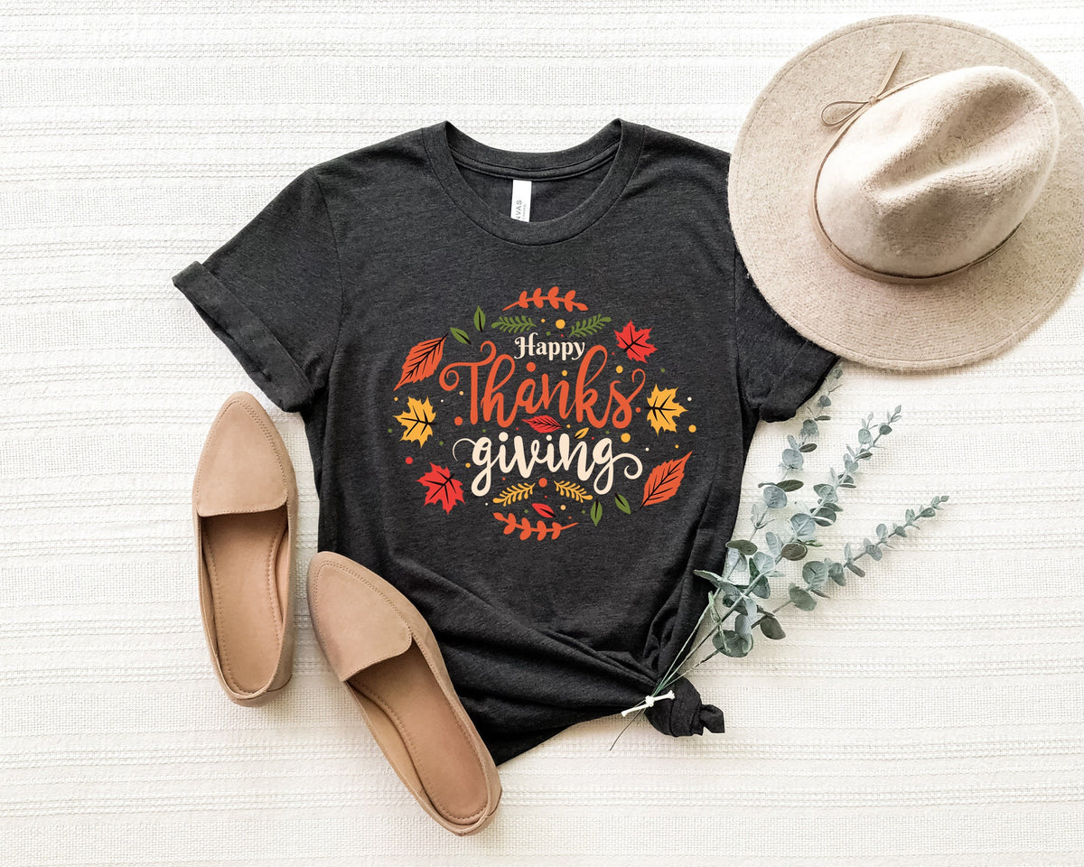 Happy Thanksgiving Shirt: Family Dinner Vacation Tee