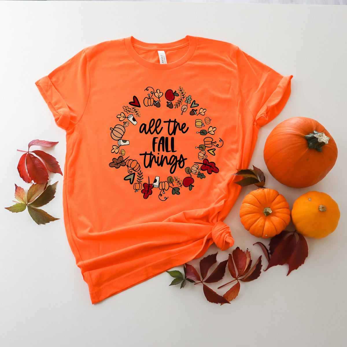 Cute Fall Things Shirt, Thanksgiving Food Shirt