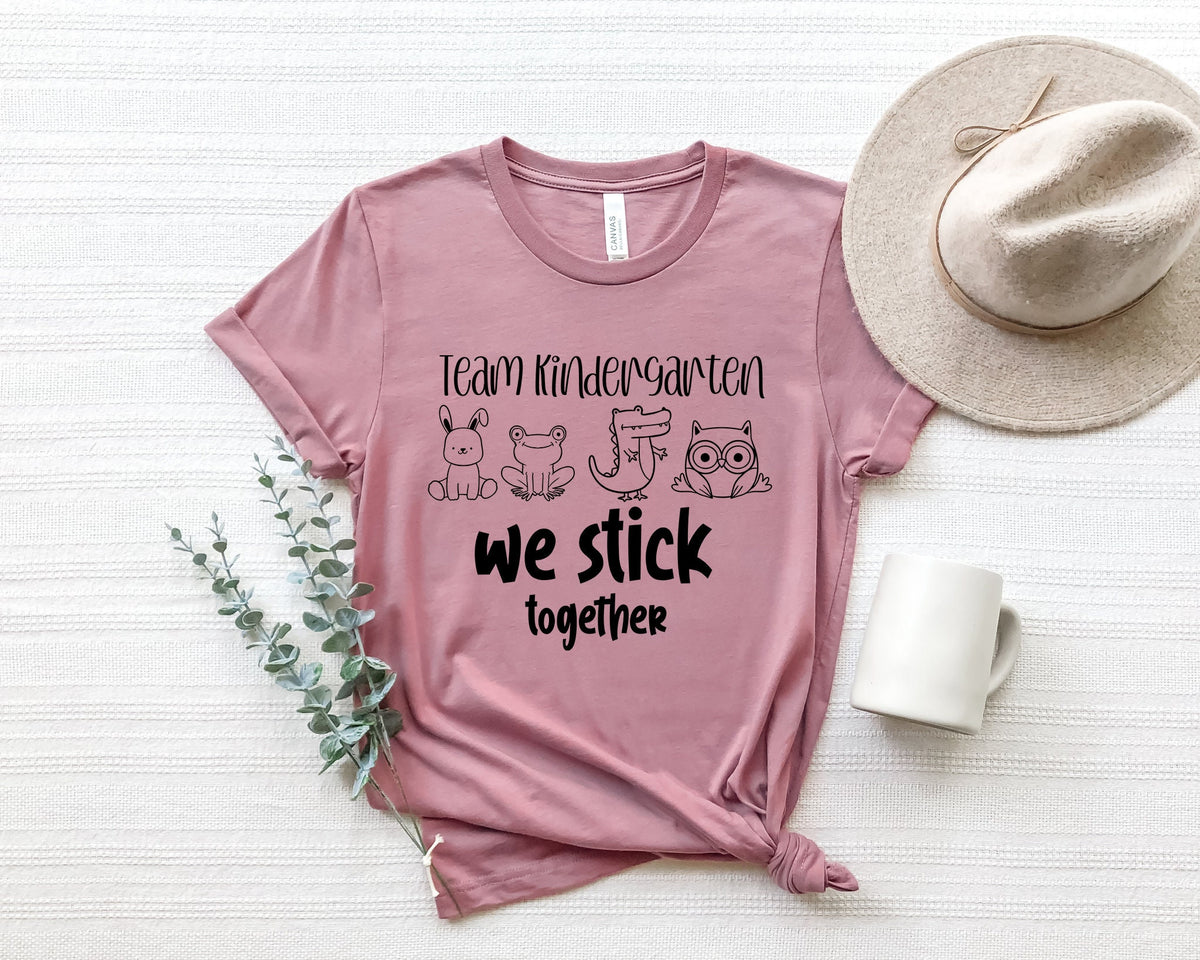 Kindergarten Team Shirt: Teacher Squad Tee