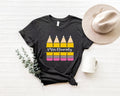 Personalized Pencils Teacher Shirt: Custom Name Team Shirt