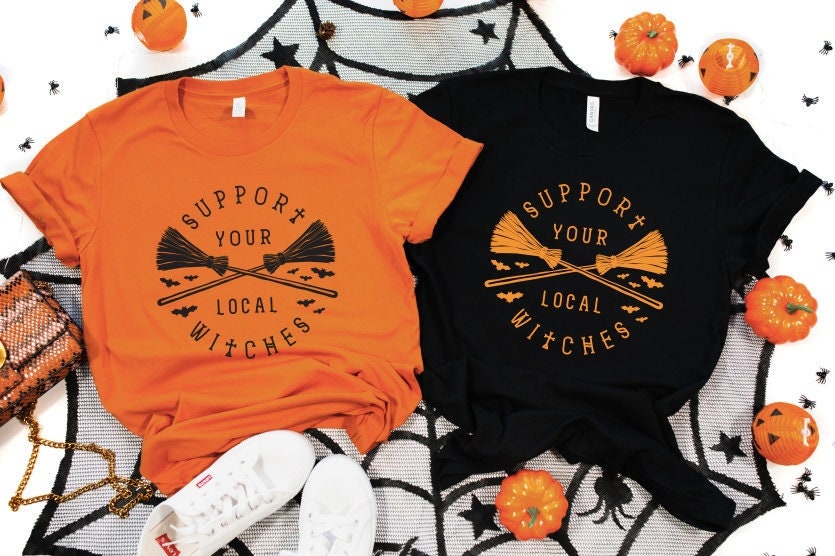 Support Local Witches Shirt: Magic Halloween Tee