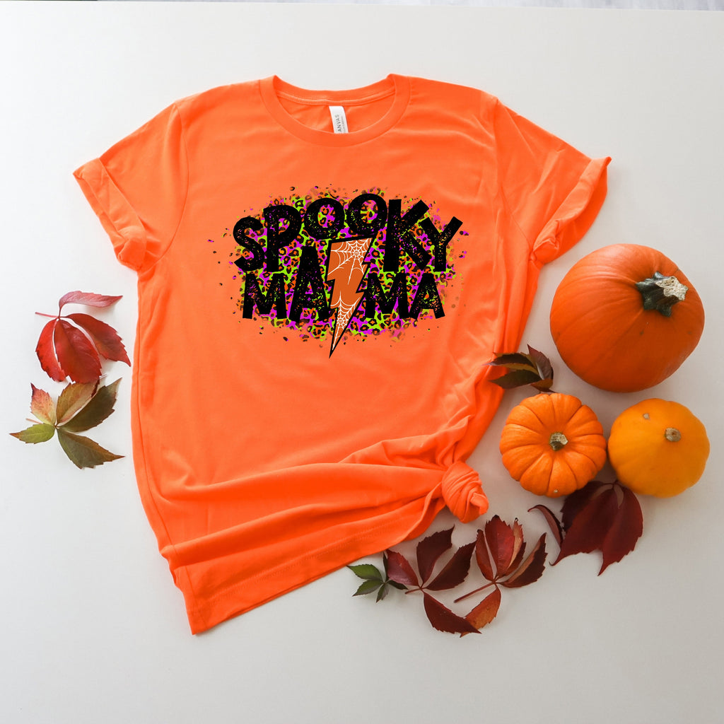 Spooky Mama Halloween Shirt, Witch Pumpkin Tee
