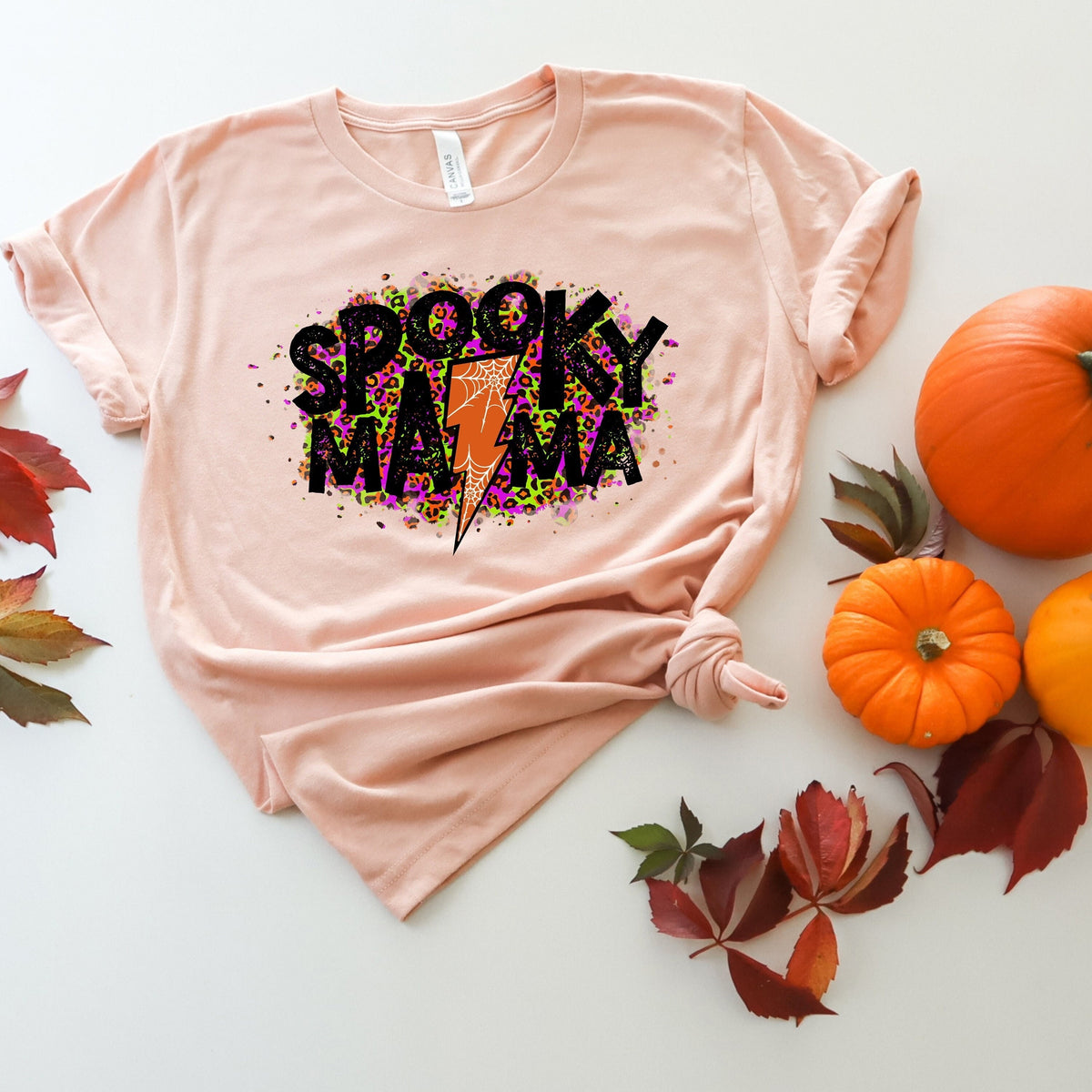 Spooky Mama Halloween Shirt, Witch Pumpkin Tee