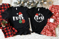 Funny Couples Christmas Shirt: Chest And Nuts Holiday Tee
