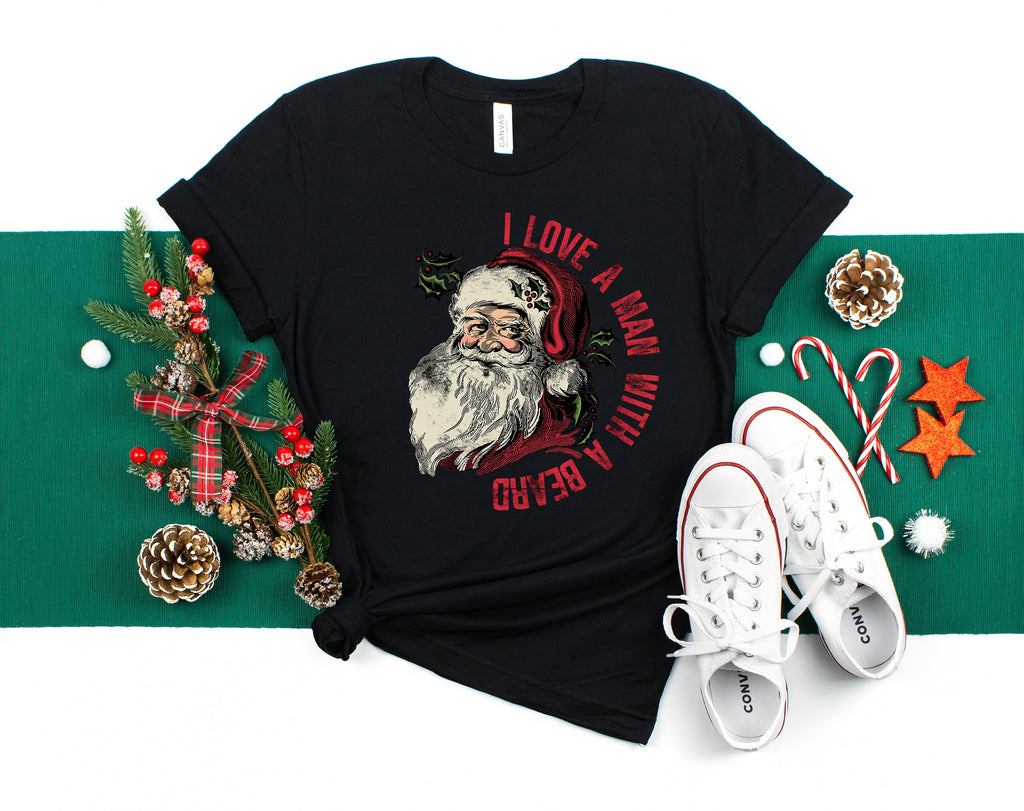 Retro Santa Shirt, Christmas Graphic Tee