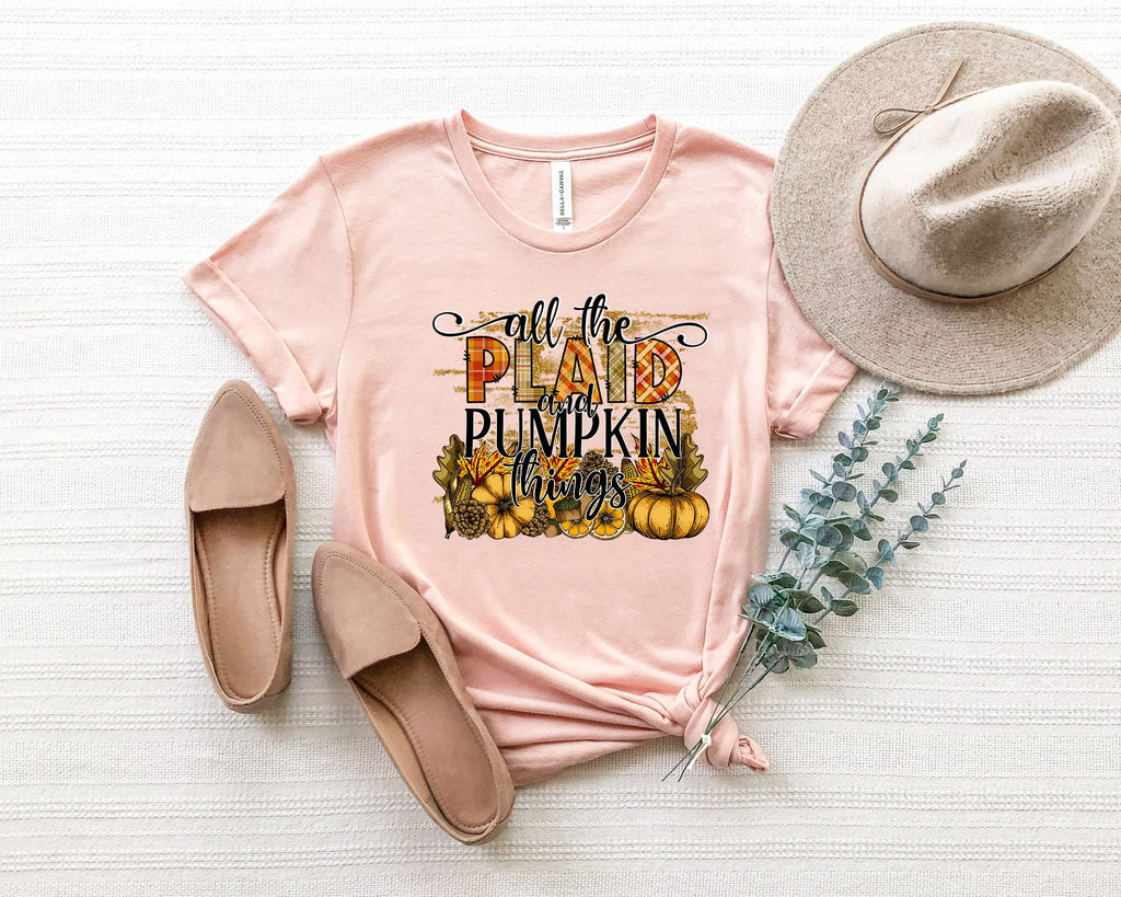 Watercolor Pumpkin T-shirt: Colorful Autumn Halloween Shirt