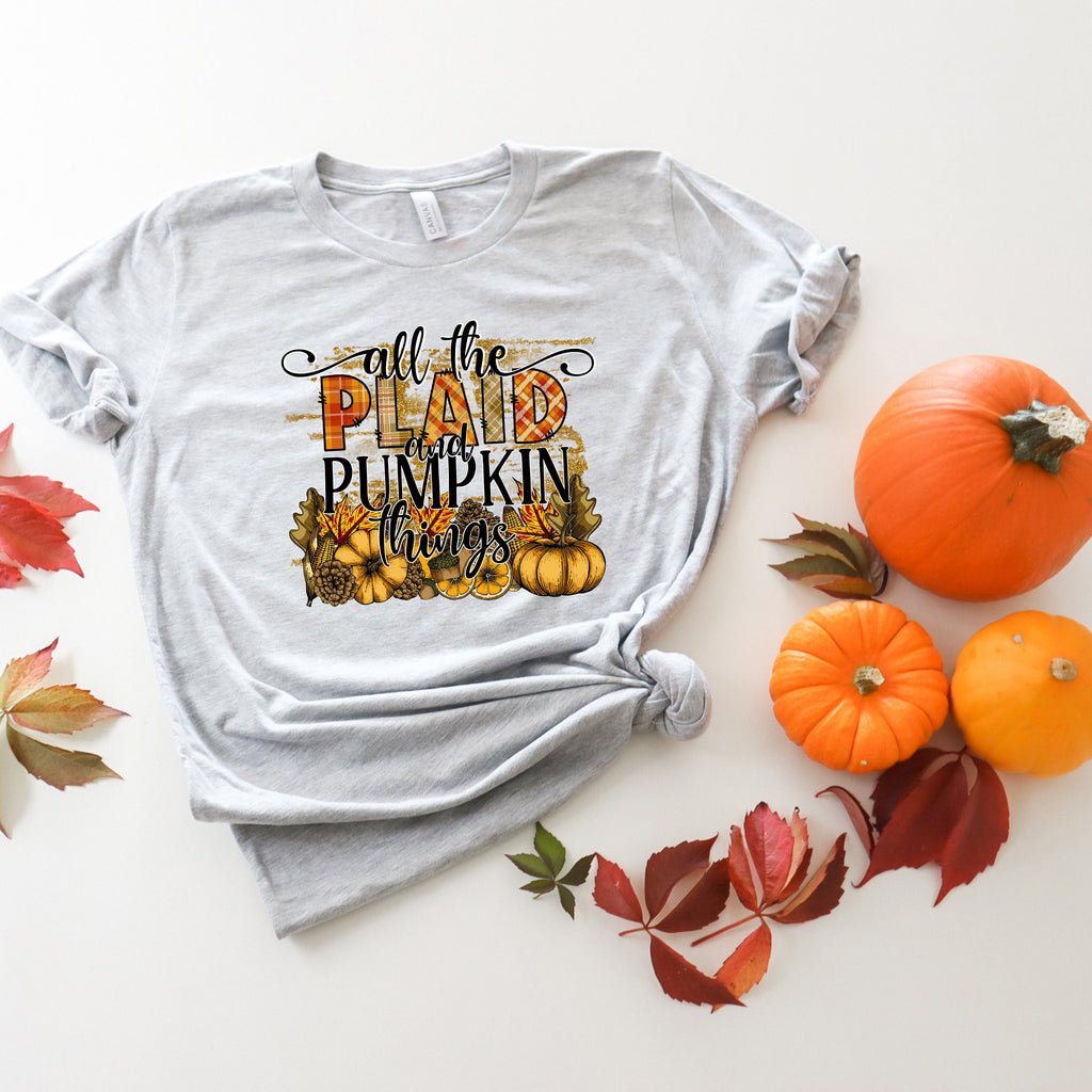 Watercolor Pumpkin T-shirt: Colorful Autumn Halloween Shirt
