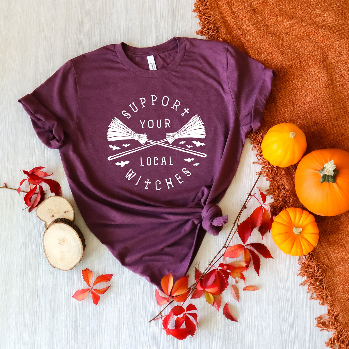 Support Local Witches Shirt: Magic Halloween Tee