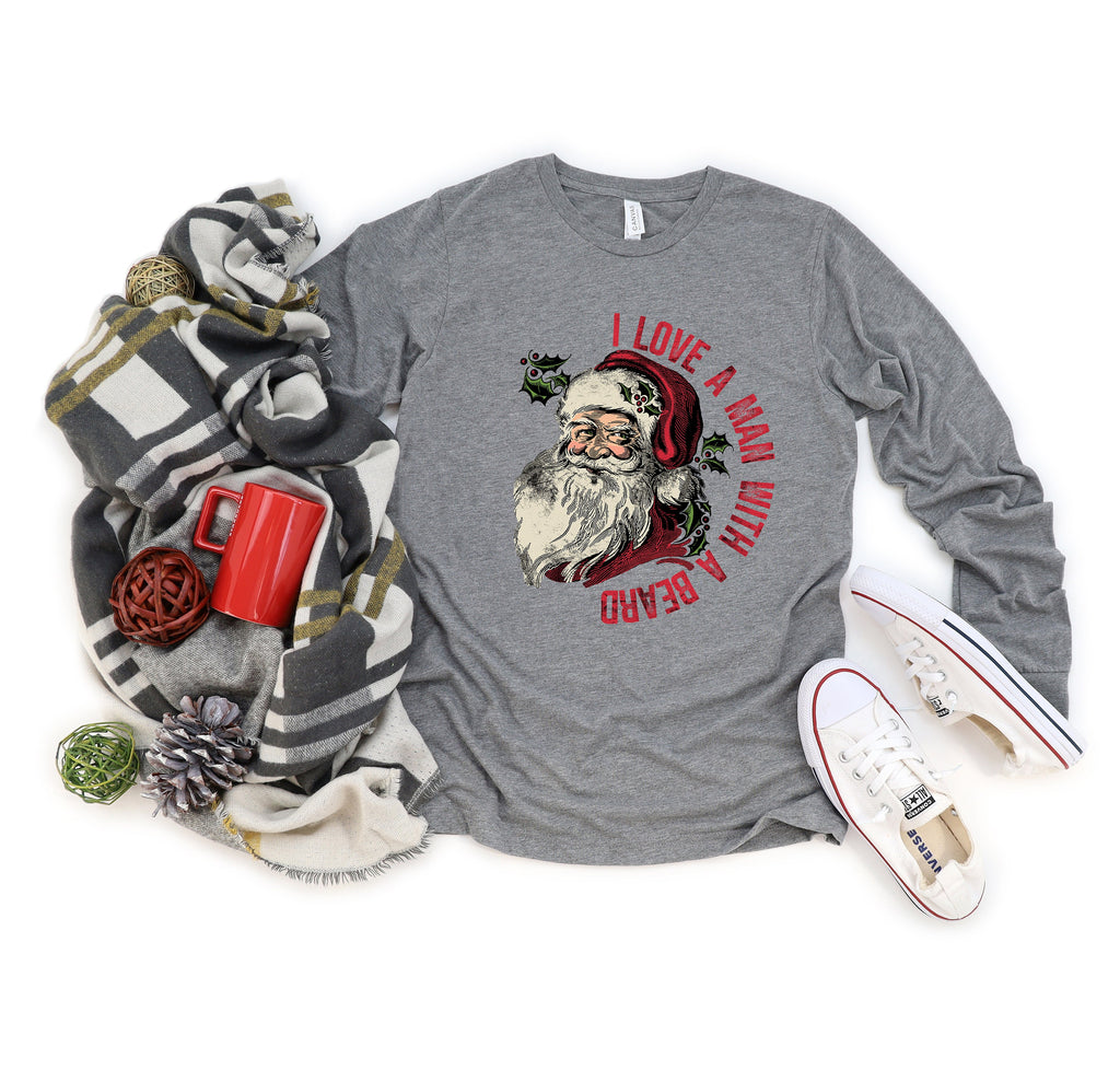 Retro Santa Shirt, Christmas Graphic Tee