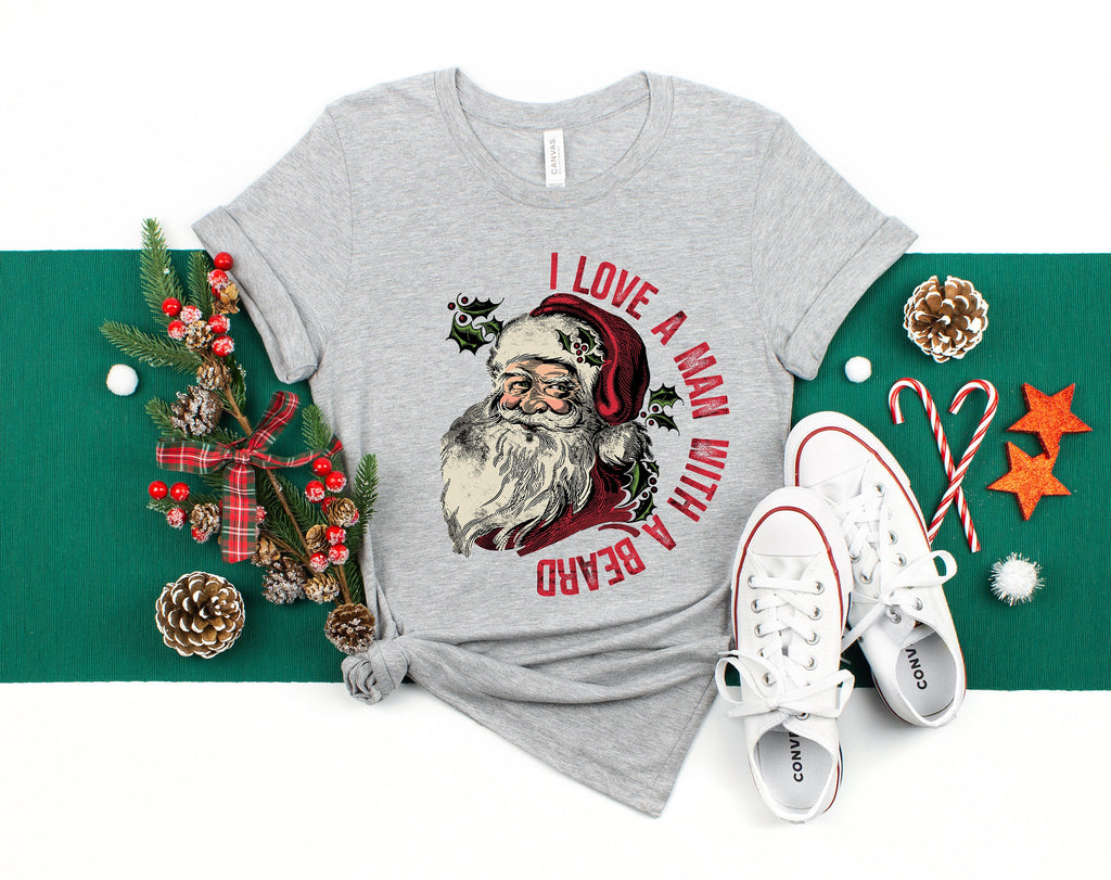 Retro Santa Shirt, Christmas Graphic Tee