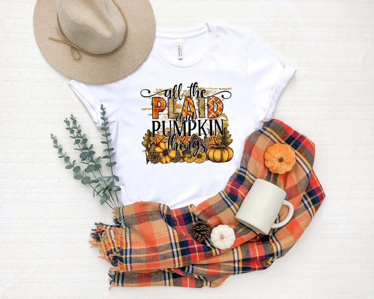 Watercolor Pumpkin T-shirt: Colorful Autumn Halloween Shirt