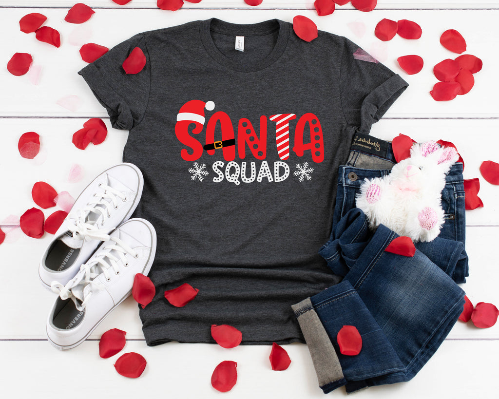 Santa Squad Christmas Matching Shirt: Family Crew Reunion