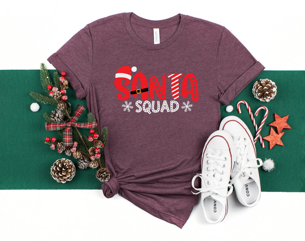 Santa Squad Christmas Matching Shirt: Family Crew Reunion