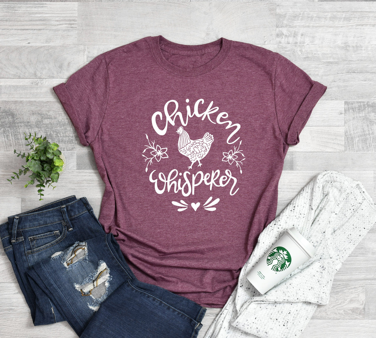 Chicken Whisperer Shirt: Women's Farm Tee, Country Style