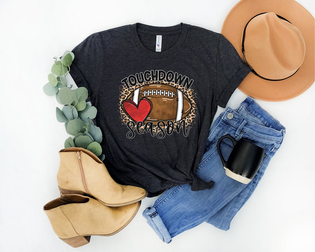 Touchdown Season Football Shirt: Game Day Tee, Fall & Halloween