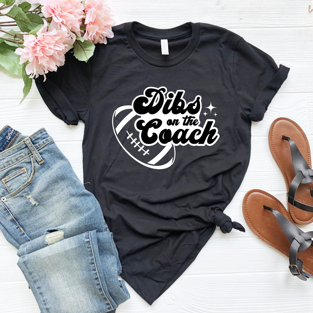 Dibs on the Coach Shirt: Football Wife Tee
