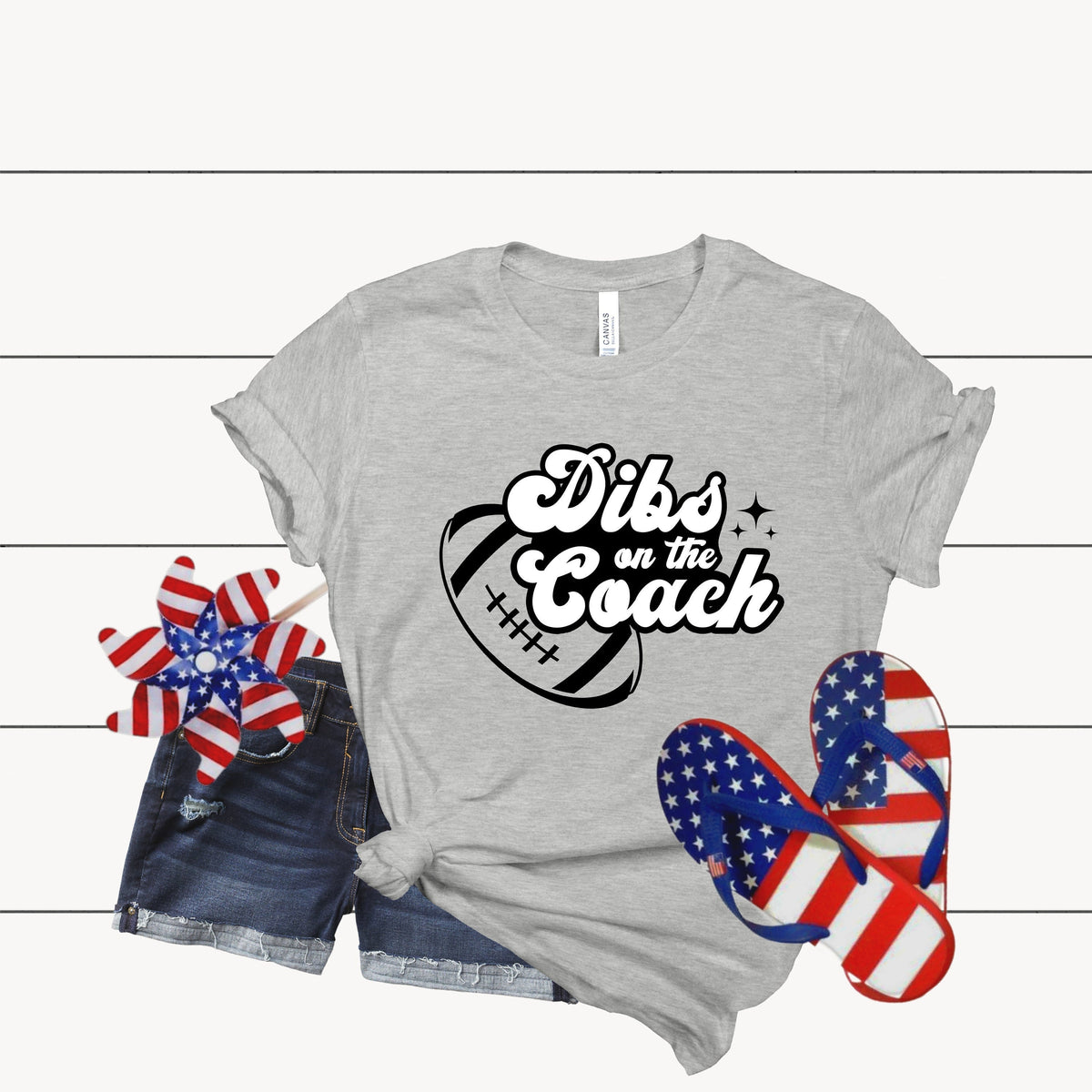Dibs on the Coach Shirt: Football Wife Tee
