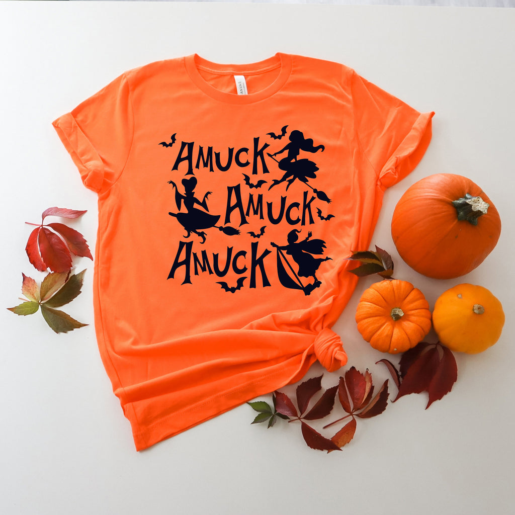 Amuck Witch Sisters Halloween Shirt, Cute Spell Shirt