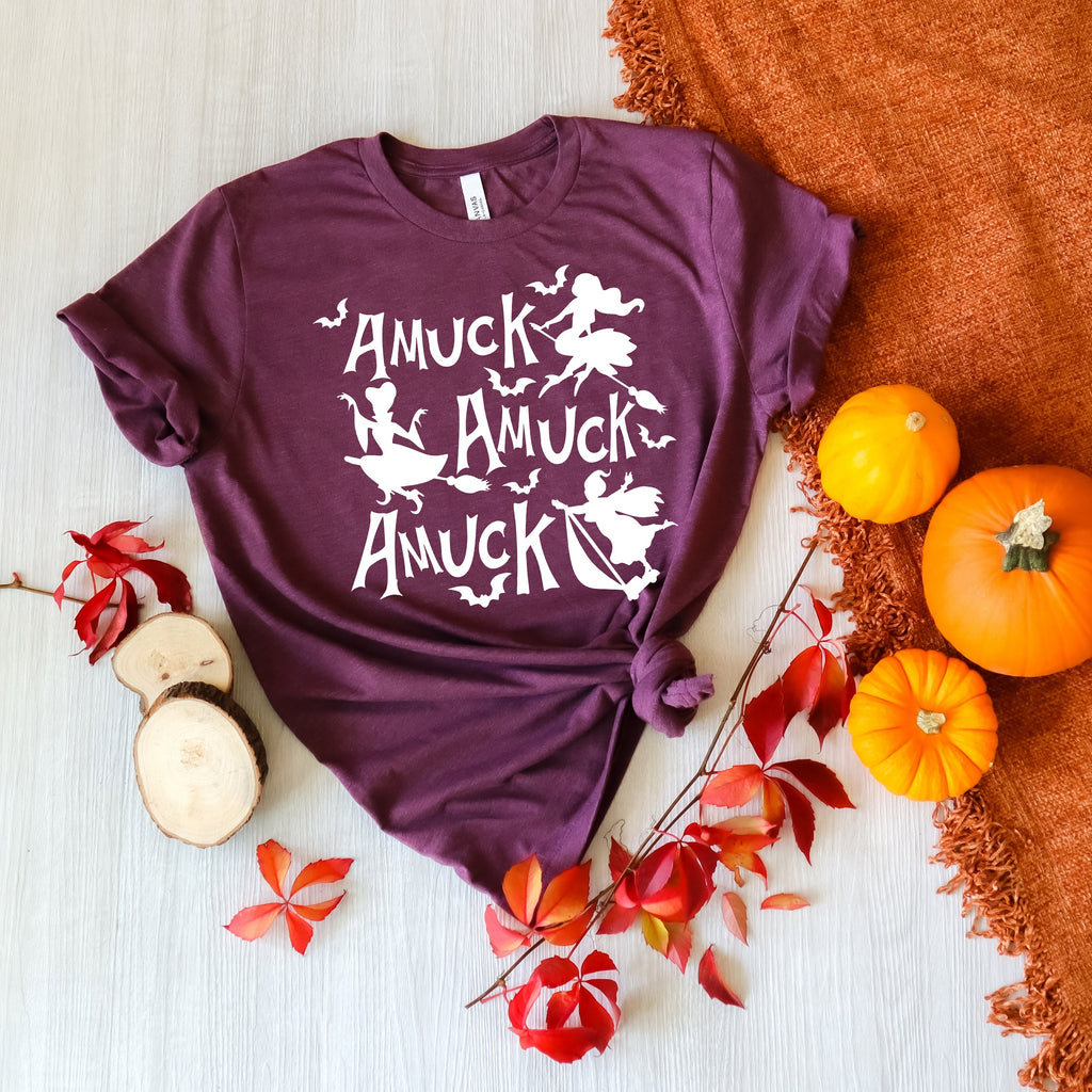 Amuck Witch Sisters Halloween Shirt, Cute Spell Shirt