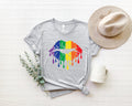 Rainbow Dripping Lips Shirt: LGBTQ Pride Tee