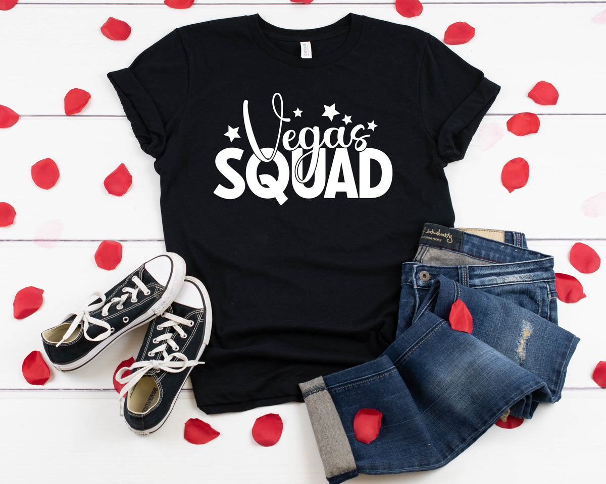 Vegas Squad Shirt: Bachelorette Party, Girl's Trip Tee