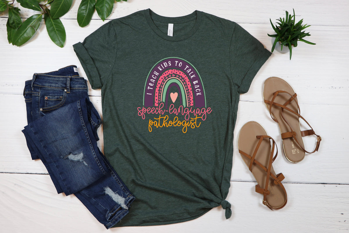 Speech Language Pathologist Rainbow Shirt - SLP Therapy Tee