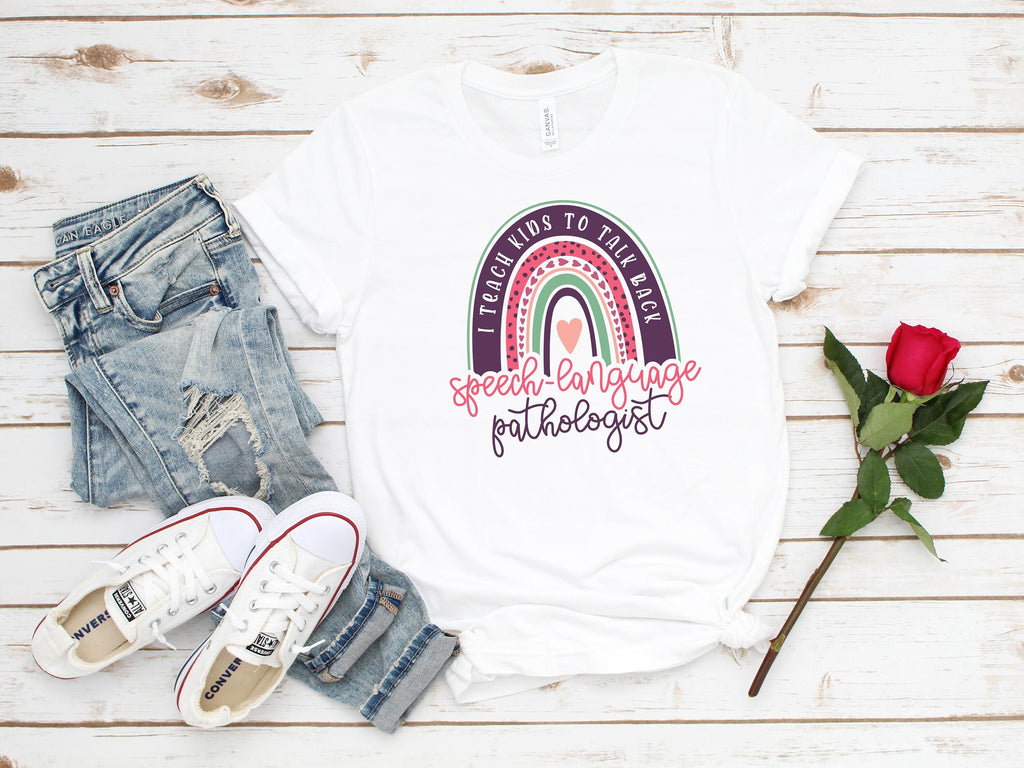 Speech Language Pathologist Rainbow Shirt - SLP Therapy Tee