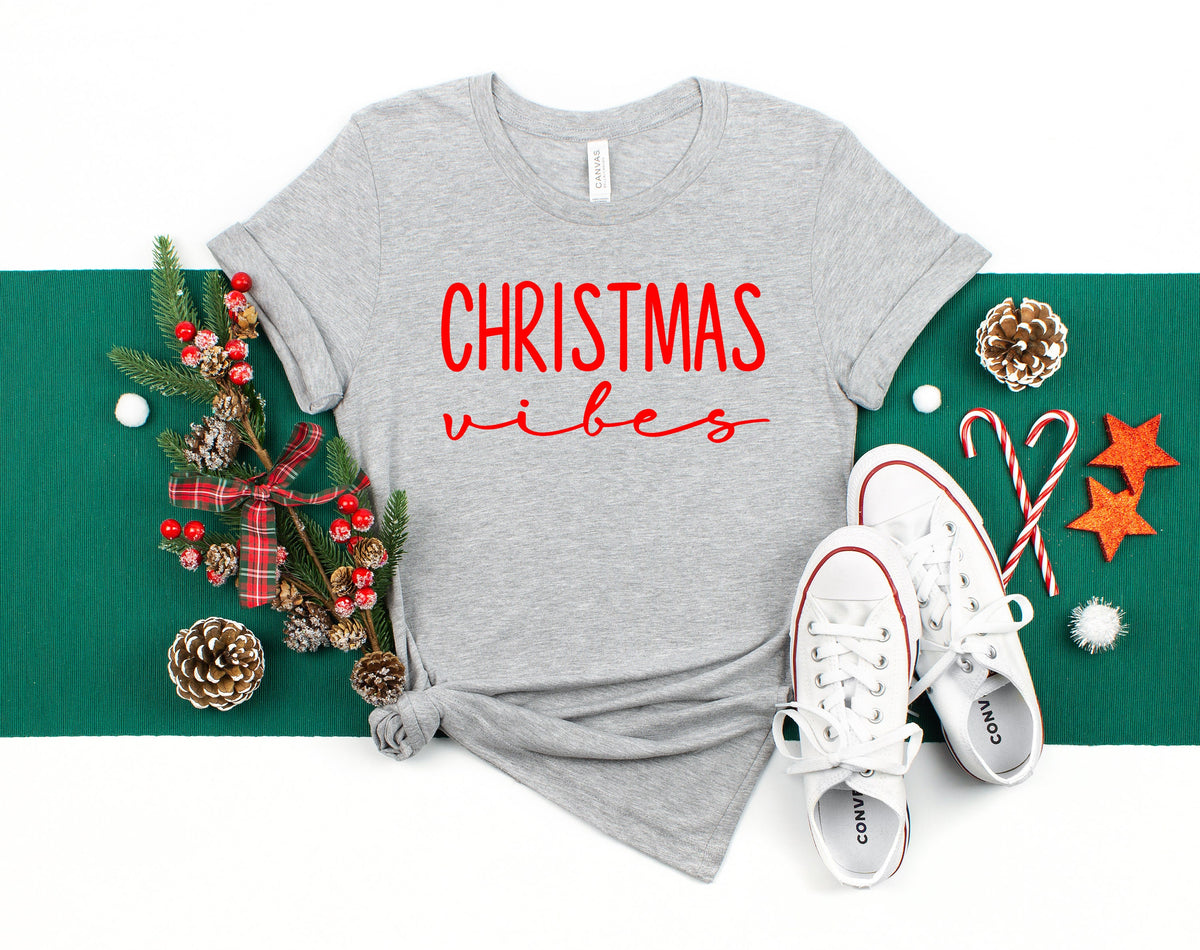 Christmas Vibes Shirt, Farm Animal Holiday Tee