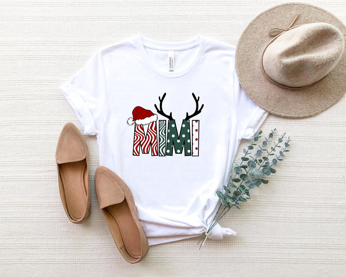 Mimi Claus Christmas T-Shirt: Grandmother Xmas Shirt