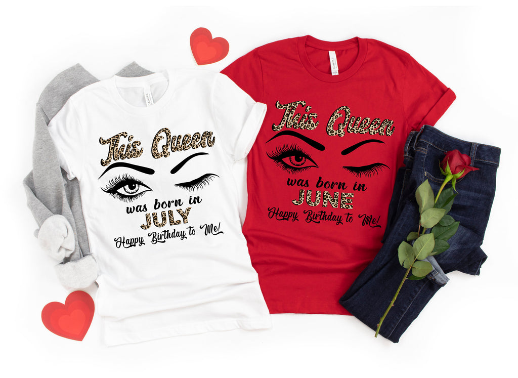 Custom Birthday Queen Shirt: Personalized Birthday Gift