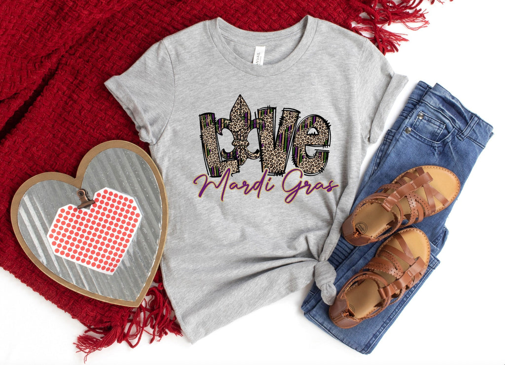 Love Mardi Gras Shirt: New Orleans Festival Tee