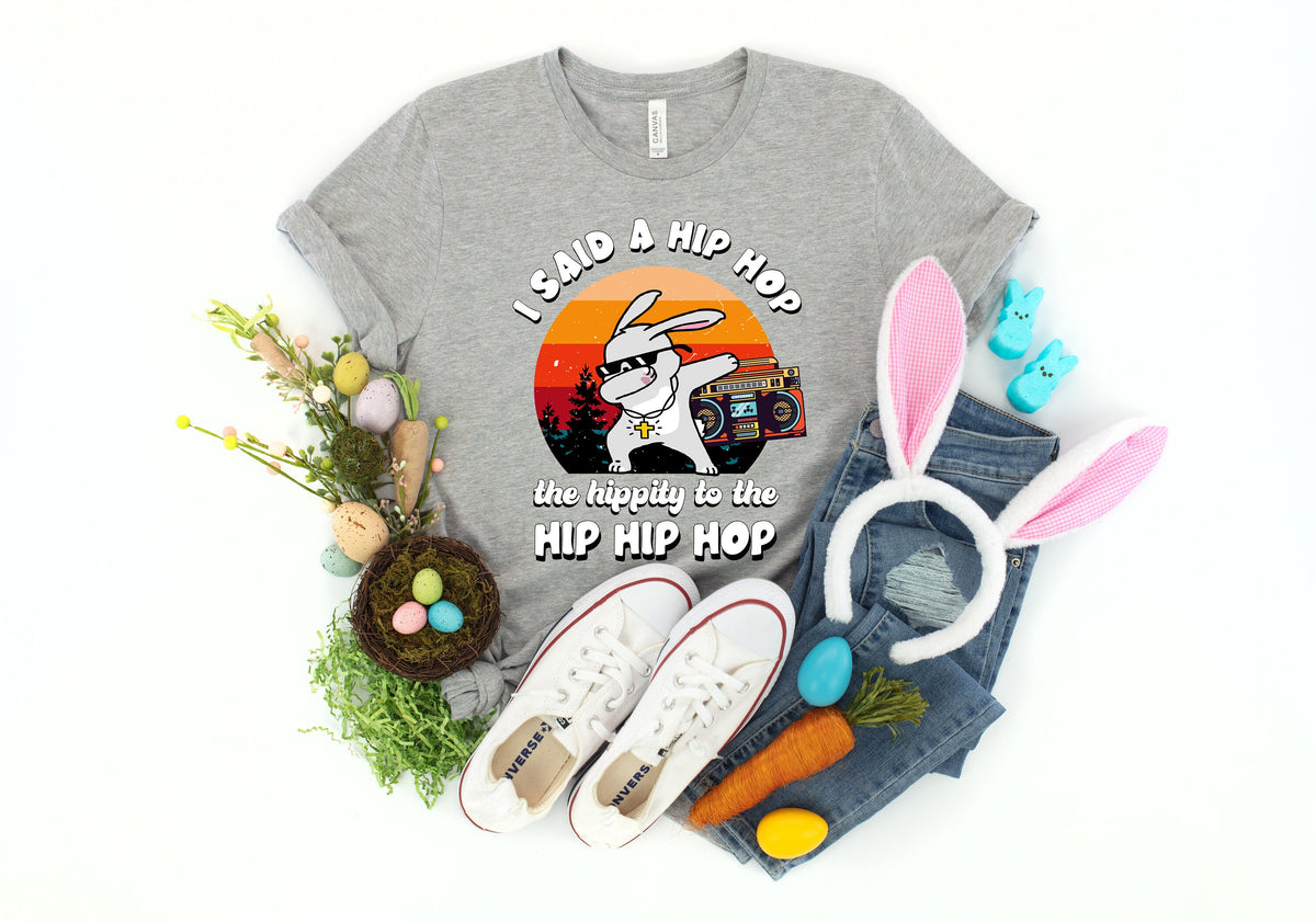 Hip Hop Easter Bunny Shirt: Funny Easter Gift