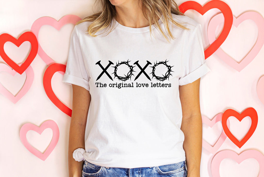 XOXO Jesus Shirt: The Original Love Letters, Christian Faith Tee