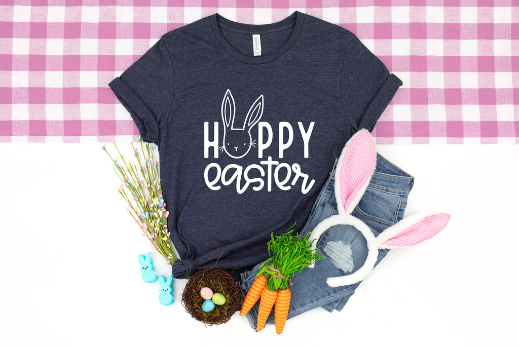 Hoppy Easter Teacher Shirt: Bunny Tee