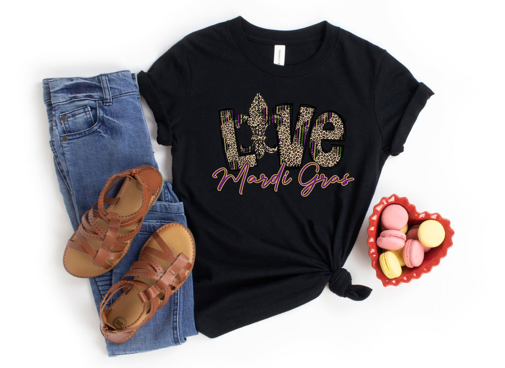 Love Mardi Gras Shirt: New Orleans Festival Tee