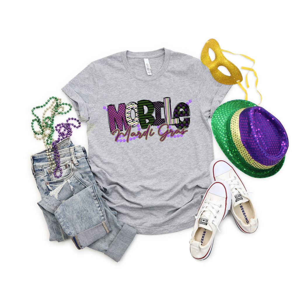 Louisiana Mardi Gras Shirt: Saints Fleur de Lis Tee