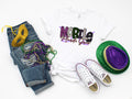 Louisiana Mardi Gras Shirt: Saints Fleur de Lis Tee