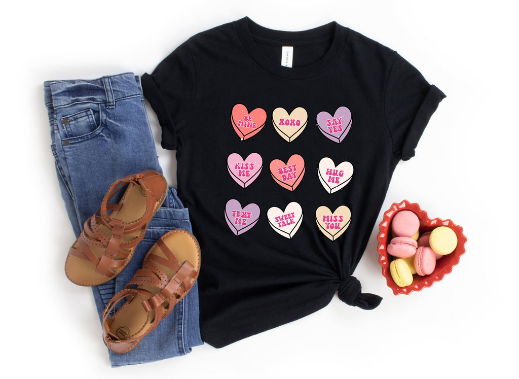 Conversation Hearts Valentines Day Shirt, Cute Lover Gift