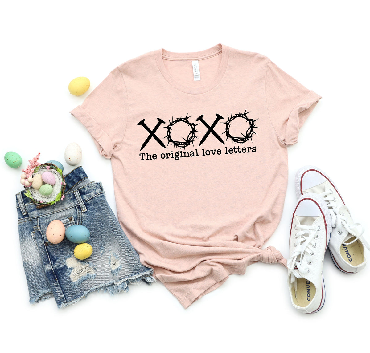 XOXO Jesus Shirt: The Original Love Letters, Christian Faith Tee
