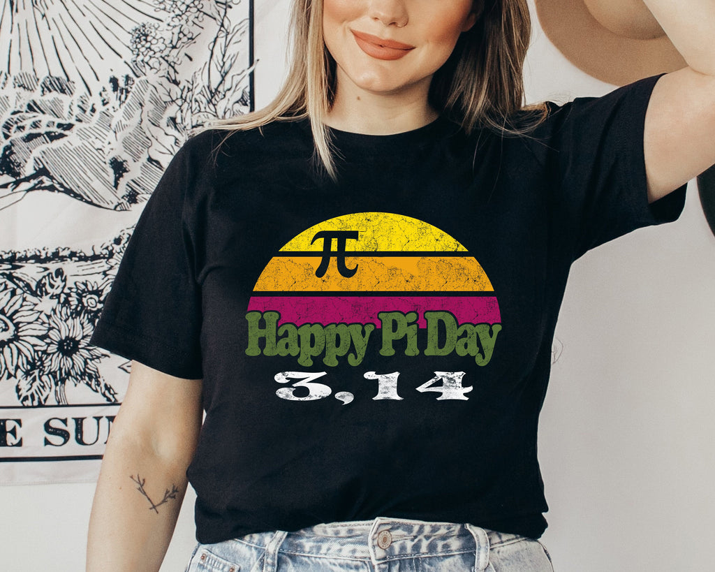 Happy Pi Day Shirt, Math Teacher Gift, Cotton Tee