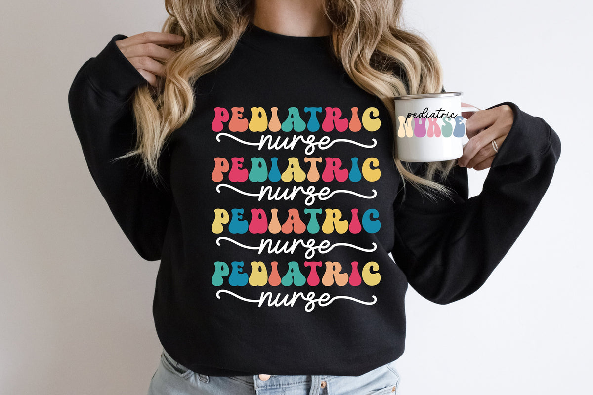 Pediatric Nurse Shirt: Retro Peds Nurse Appreciation Gift