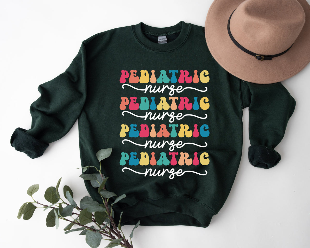 Pediatric Nurse Shirt: Retro Peds Nurse Appreciation Gift