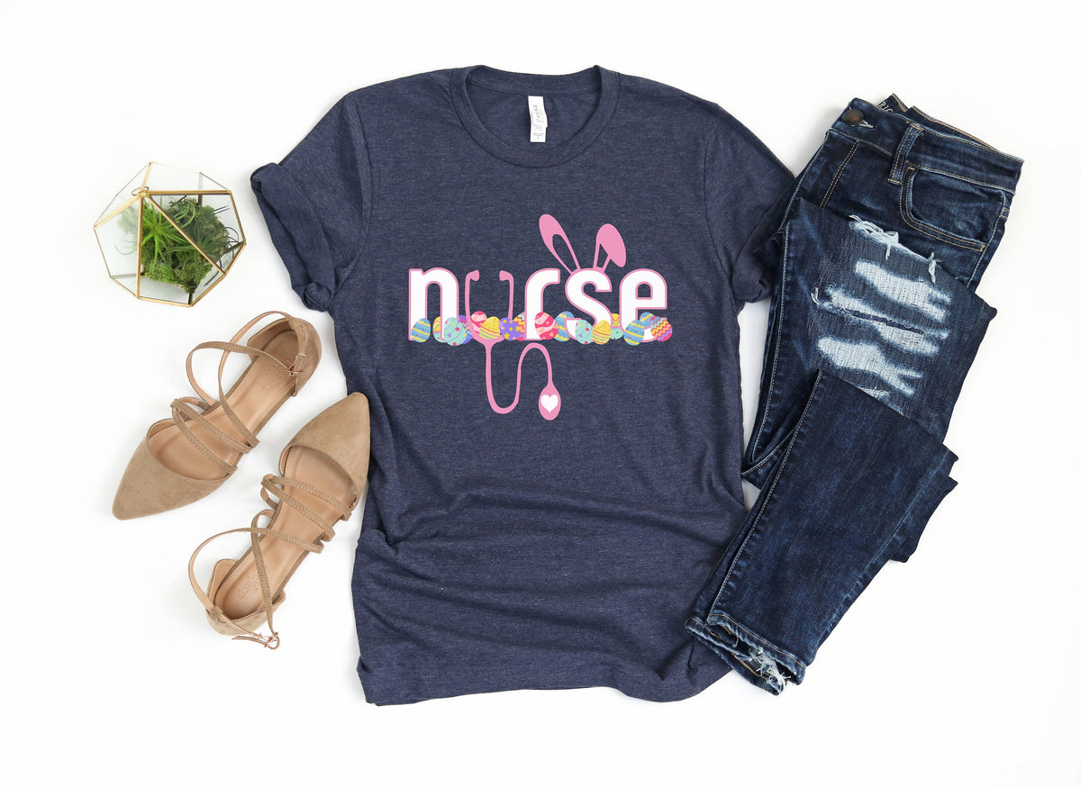 Nurse Easter Bunny Shirt: Easter Day Gift