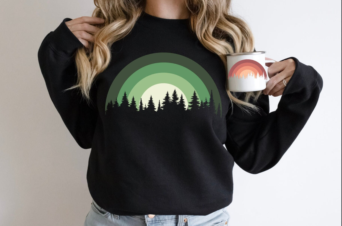 Forest Graphic T-Shirt: Adventure Awaits, Nature Tee