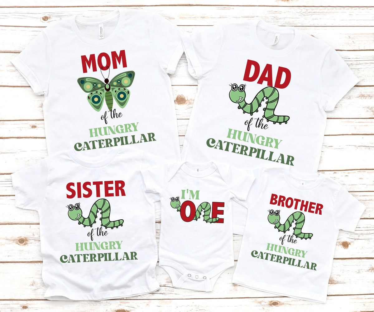 Hungry Caterpillar Family Shirts: Birthday Party Tee
