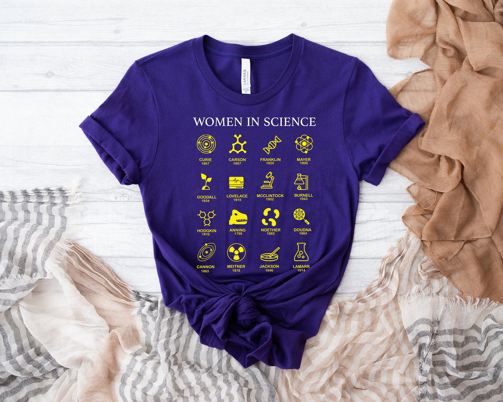 Women in Science T-shirt: Chemist, Biologist, Physicist Gift